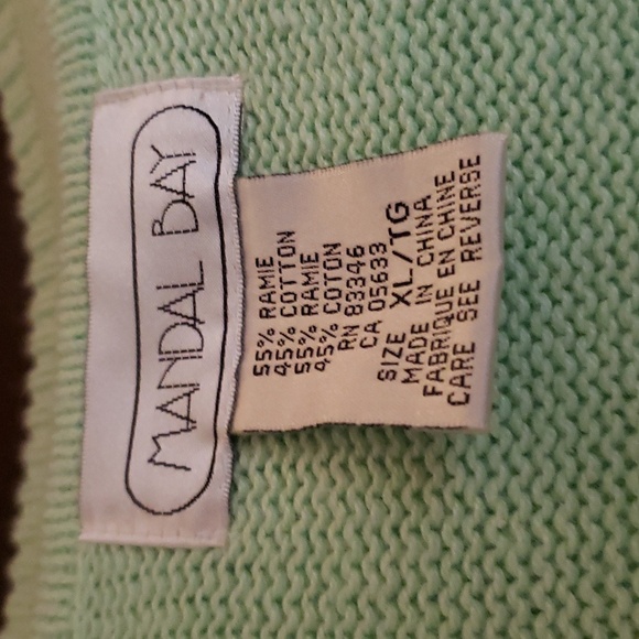 MANDAL BAY Lady's Sleeveless Summer Vest with Flamingos and Palm 🌴 Trees - Picture 6 of 7